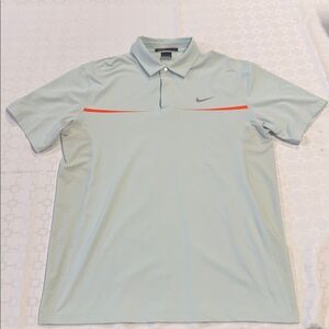 Nike Dri-Fit Tiger Woods Polo Light Blue